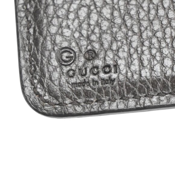 GUCCI Logo Interlocking G Zipper Around Long Wallet Leather Brown GHW 62MA318 - Picture 10 of 15